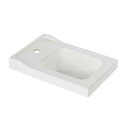 Keramisk Håndvask Lana 44,7x30,7 cm Hvid Rektangulær | 5059340018089