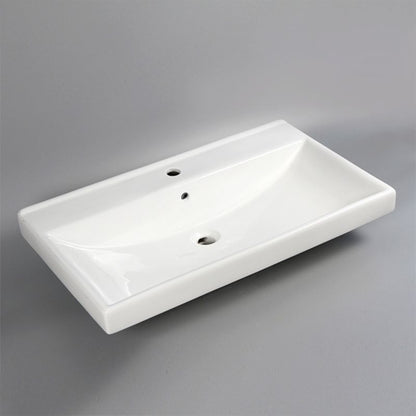 Keramisk Håndvask 81 x 46 cm Hvid