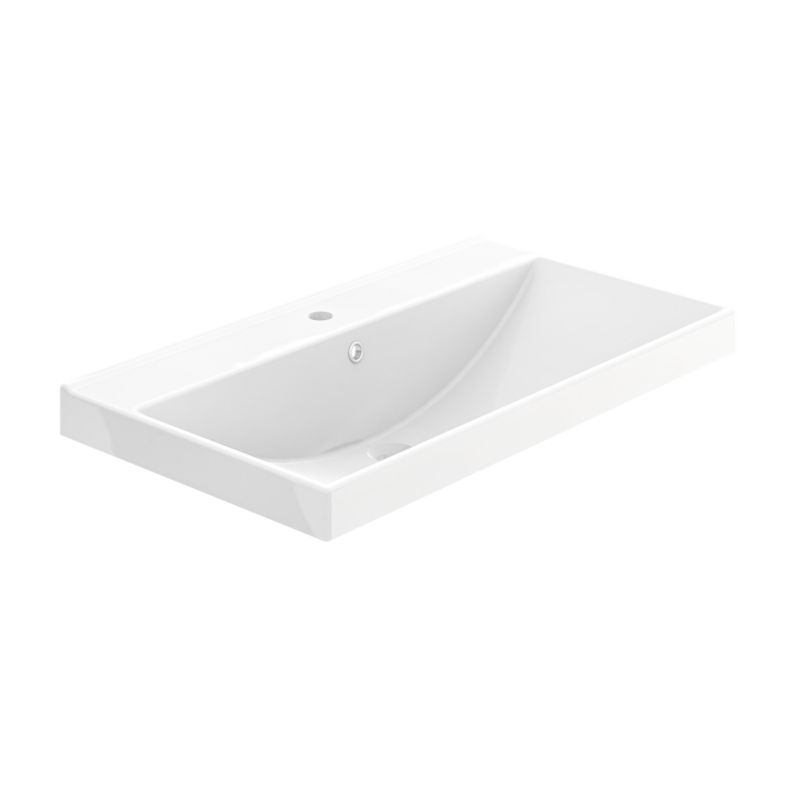 Keramisk Håndvask 81 x 46 cm Hvid