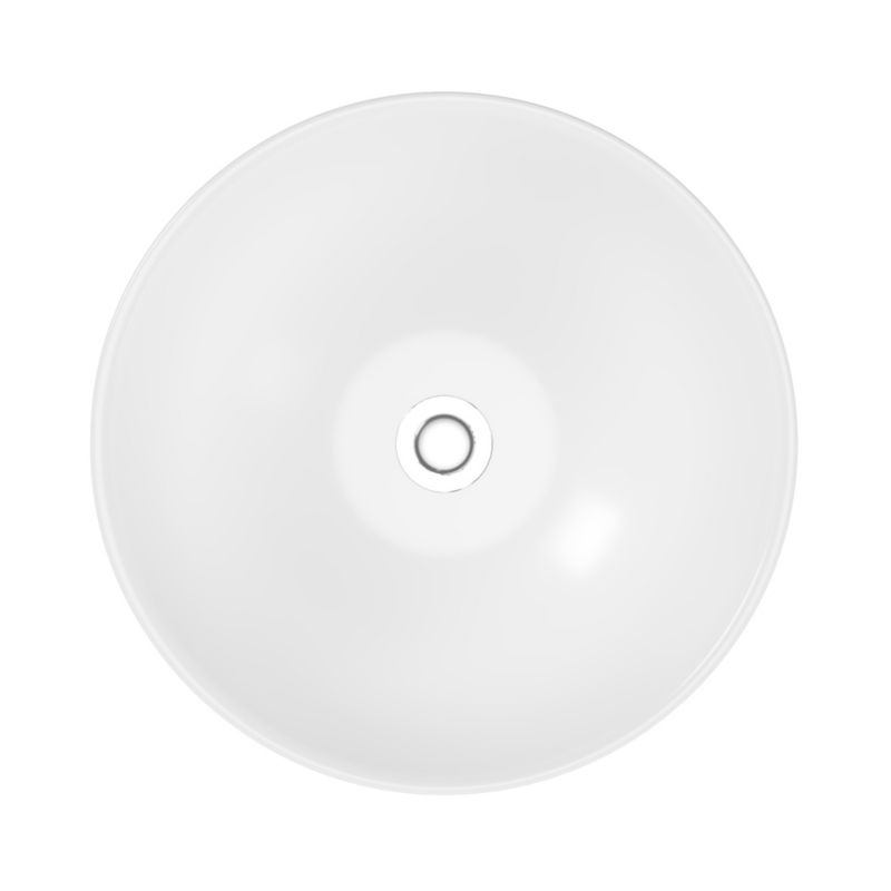 Keramisk Håndvask Tasi Ø 37,5 cm Hvid Blank