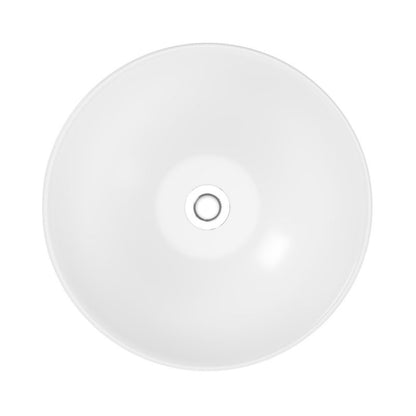 Keramisk Håndvask Tasi Ø 37,5 cm Hvid Blank