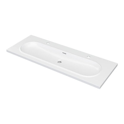 Konglomeratvask Cavally 120 cm Hvid 1-Kammer med Afløb