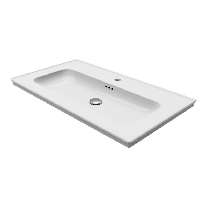 Umywalka Nablatowa Endell 83,4 cm Hvid Keramik 5063022514301