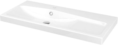 GoodHome Mila 100 cm konglomeratvask med sifon