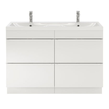 GoodHome Mila 120 cm konglomeratvask med sifon