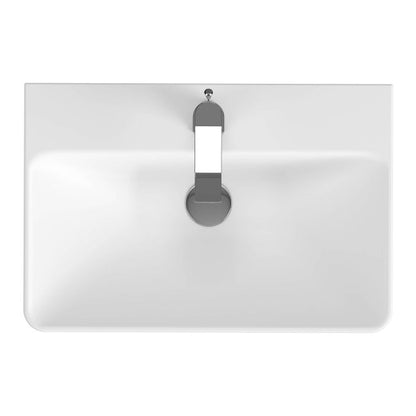 Keramisk Møbelvask Mille Slim 60 cm Hvid