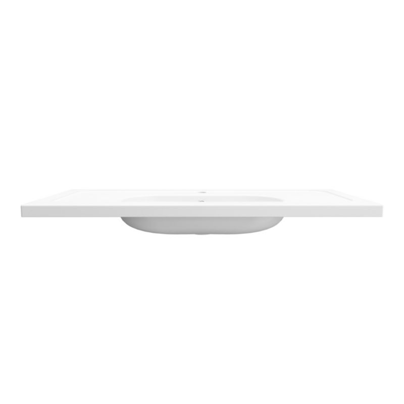 Keramisk Møbelhåndvask 100 cm Hvid Blank