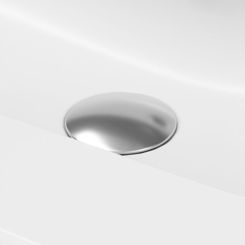 Keramisk Møbelhåndvask 60 cm Hvid Blank