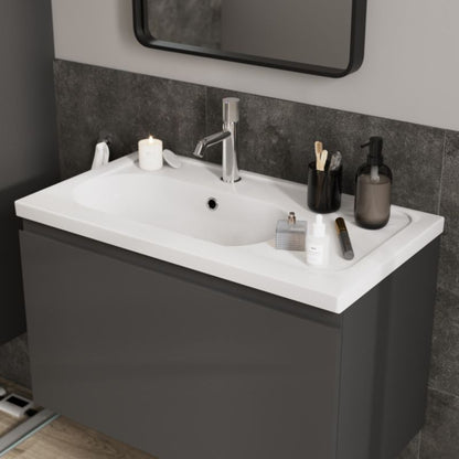 GoodHome Levanna keramisk møbelvask 80 cm hvid