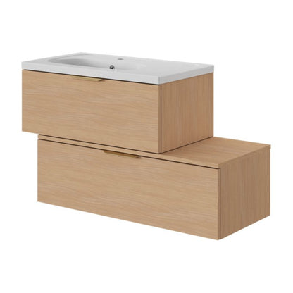 GoodHome Levanna keramisk møbelvask 80 cm hvid