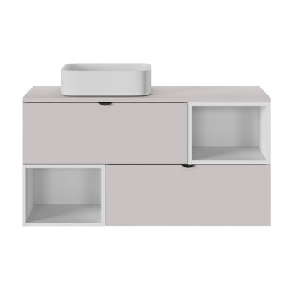 GoodHome Levanna keramisk møbelvask 80 cm hvid