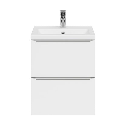 GoodHome Nira slim keramisk møbelvask 12,4 x 36,3 x 50,4 cm