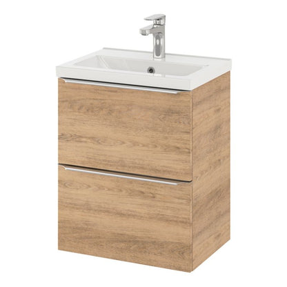 GoodHome Nira slim keramisk møbelvask 12,4 x 36,3 x 50,4 cm