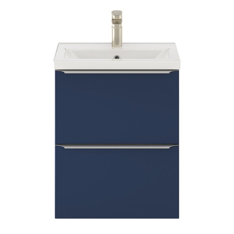 GoodHome Nira slim keramisk møbelvask 12,4 x 36,3 x 50,4 cm