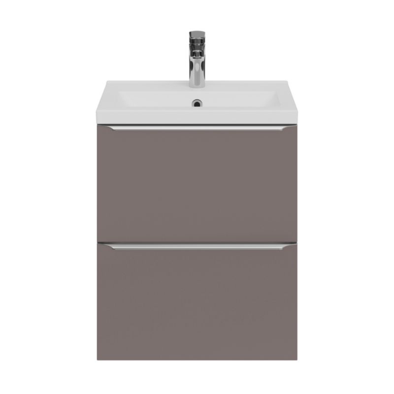 GoodHome Nira slim keramisk møbelvask 12,4 x 36,3 x 50,4 cm