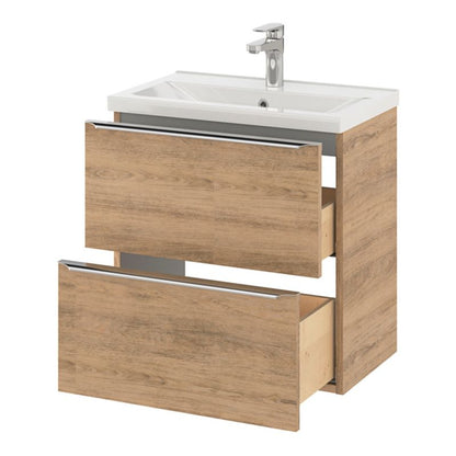 GoodHome Nira slim keramisk møbelvask 12,4 x 36,3 x 60,4 cm