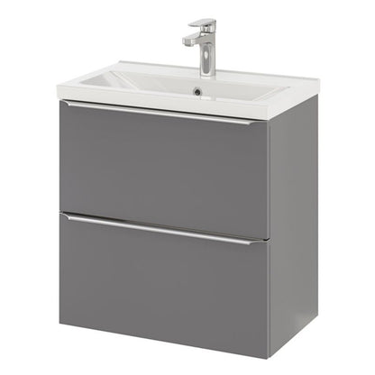 GoodHome Nira slim keramisk møbelvask 12,4 x 36,3 x 60,4 cm