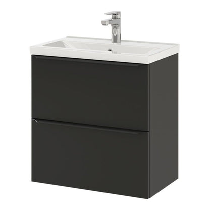 GoodHome Nira slim keramisk møbelvask 12,4 x 36,3 x 60,4 cm