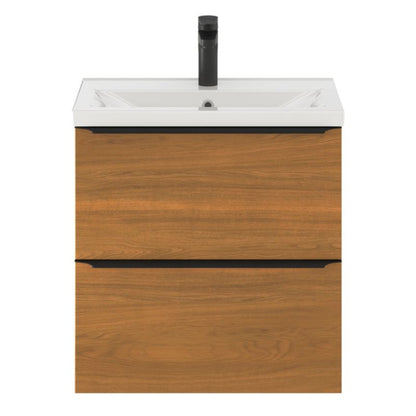 GoodHome Nira slim keramisk møbelvask 12,4 x 36,3 x 60,4 cm