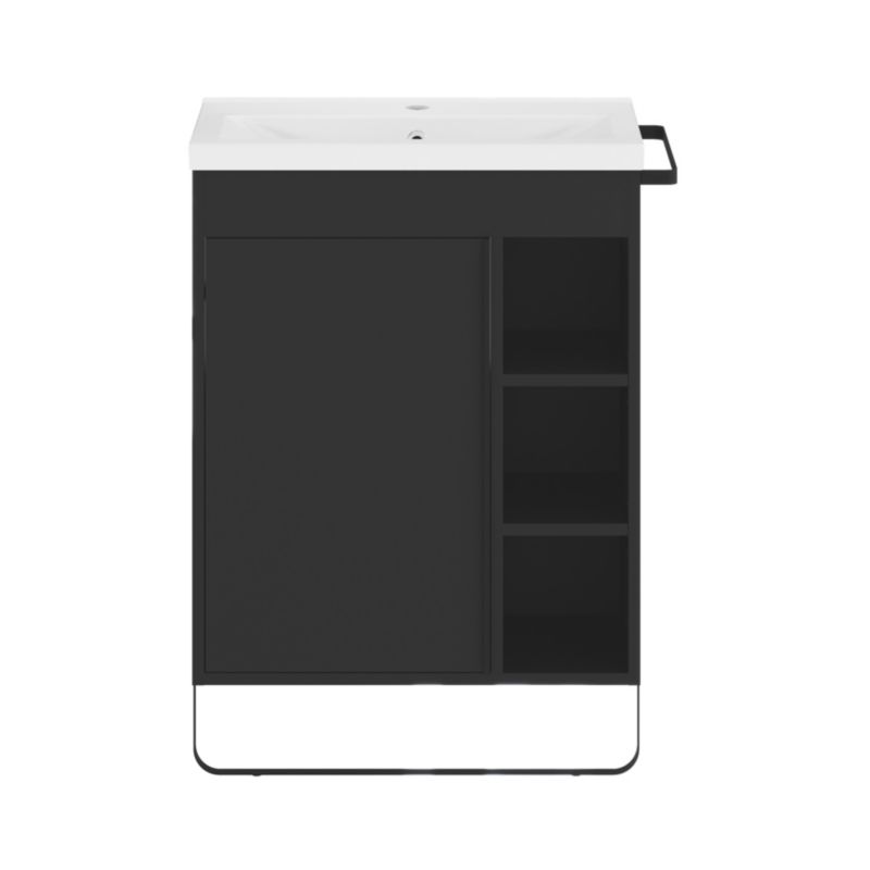 GoodHome Nira slim keramisk møbelvask 12,4 x 36,3 x 60,4 cm