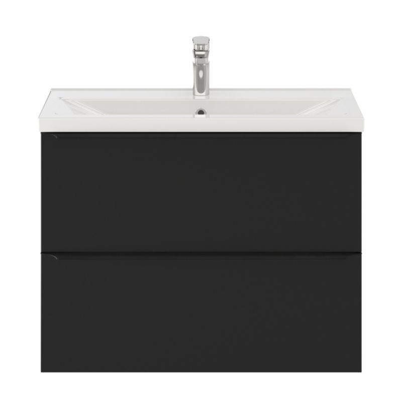 GoodHome Nira slim keramisk møbelvask 12,4 x 36,3 x 80,4 cm