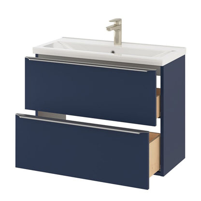 GoodHome Nira slim keramisk møbelvask 12,4 x 36,3 x 80,4 cm