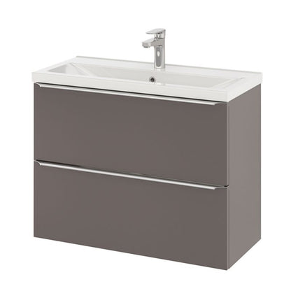 GoodHome Nira slim keramisk møbelvask 12,4 x 36,3 x 80,4 cm