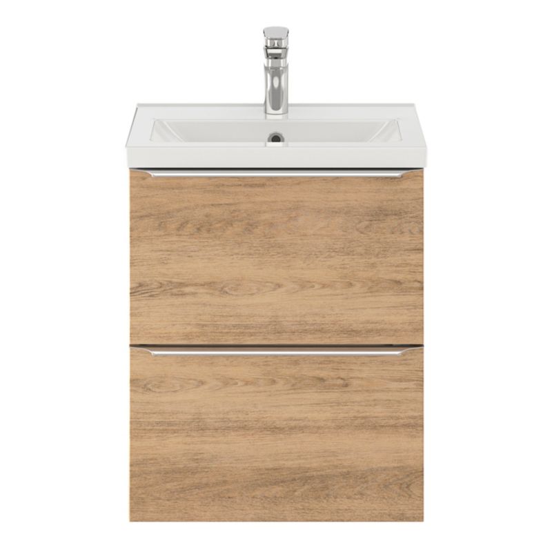 Keramisk Håndvask til Møbel Nira Slim 50,4x36,3x12,4 cm Hvid