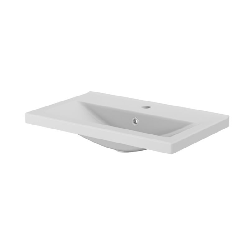 Keramisk Håndvask Slim 60,4 x 36,3 x 12,4 cm Hvid