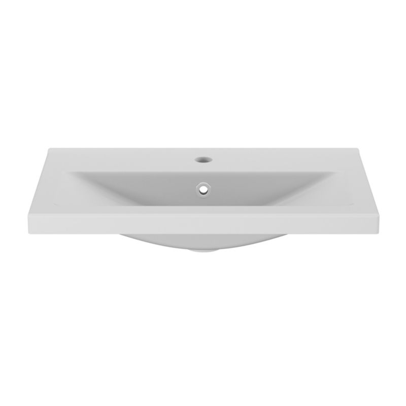 Keramisk Håndvask Slim 60,4 x 36,3 x 12,4 cm Hvid