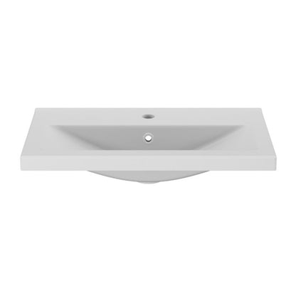 Keramisk Håndvask Slim 60,4 x 36,3 x 12,4 cm Hvid