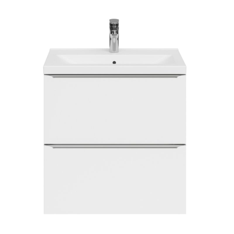 Keramisk Håndvask Slim 60,4 x 36,3 x 12,4 cm Hvid