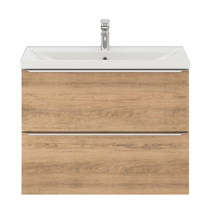 Keramisk Møbelvask Nira Slim 80,4 x 36,3 x 12,4 cm Hvid
