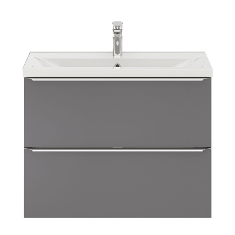 Keramisk Møbelvask Nira Slim 80,4 x 36,3 x 12,4 cm Hvid