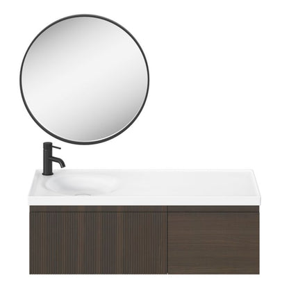GoodHome Kentia møbelvask 100 cm hvid