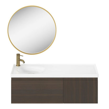 GoodHome Kentia møbelvask 100 cm hvid