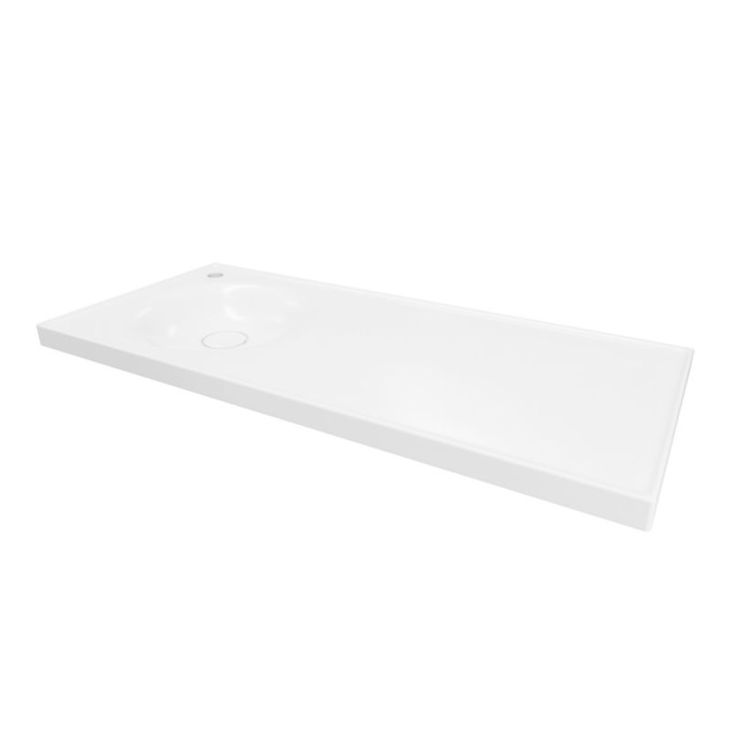 GoodHome Kentia møbelvask 100 cm hvid