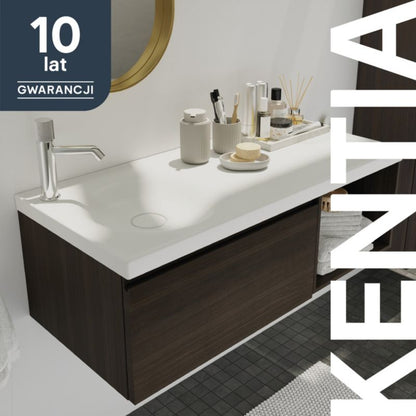GoodHome Kentia møbelvask 100 cm hvid