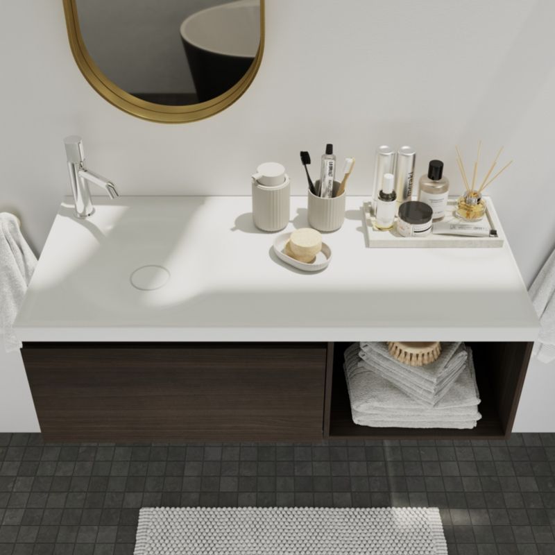 GoodHome Kentia møbelvask 100 cm hvid