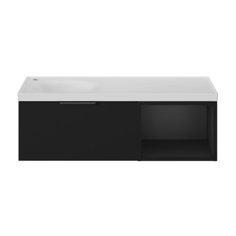 GoodHome Kentia møbelvask 100 cm hvid