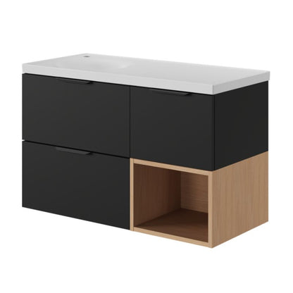 GoodHome Kentia møbelvask 100 cm hvid