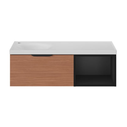 GoodHome Kentia møbelvask 100 cm hvid