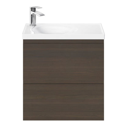 GoodHome Kentia 120 cm hvid bordmonteret vask