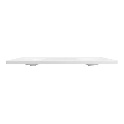 GoodHome Kentia 120 cm hvid bordmonteret vask