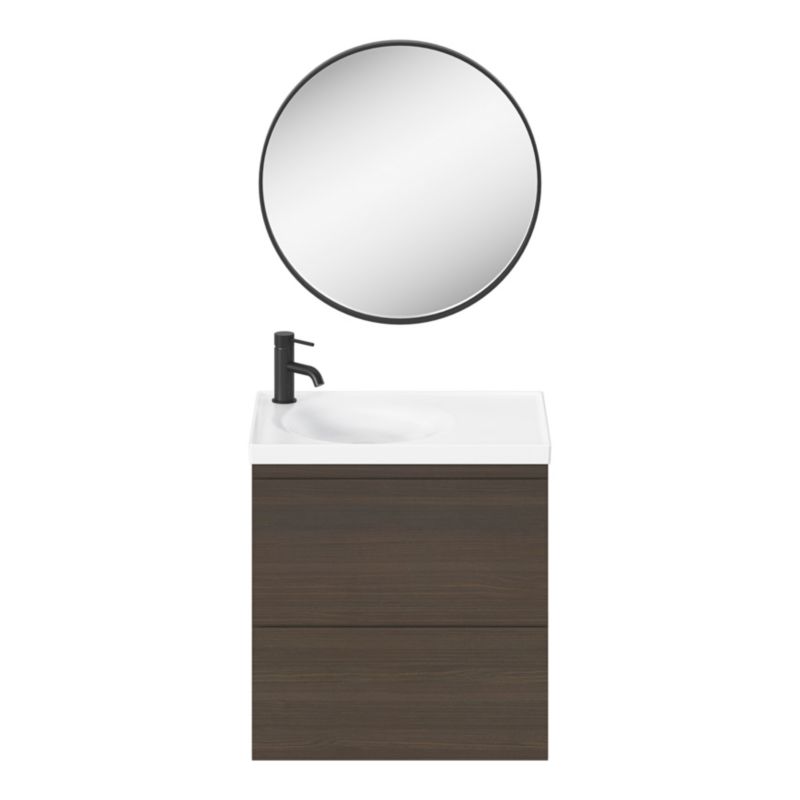 GoodHome Kentia møbelvask 60 cm hvid