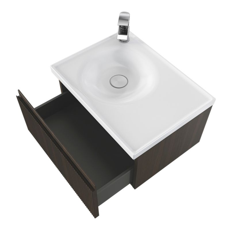 GoodHome Kentia møbelvask 60 cm hvid