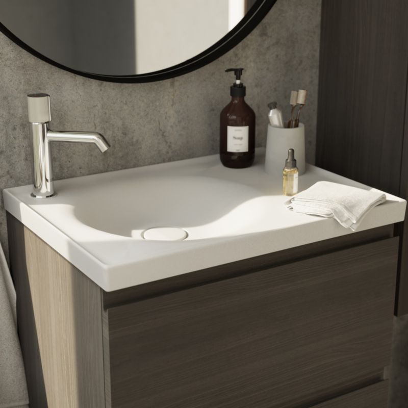 GoodHome Kentia møbelvask 60 cm hvid