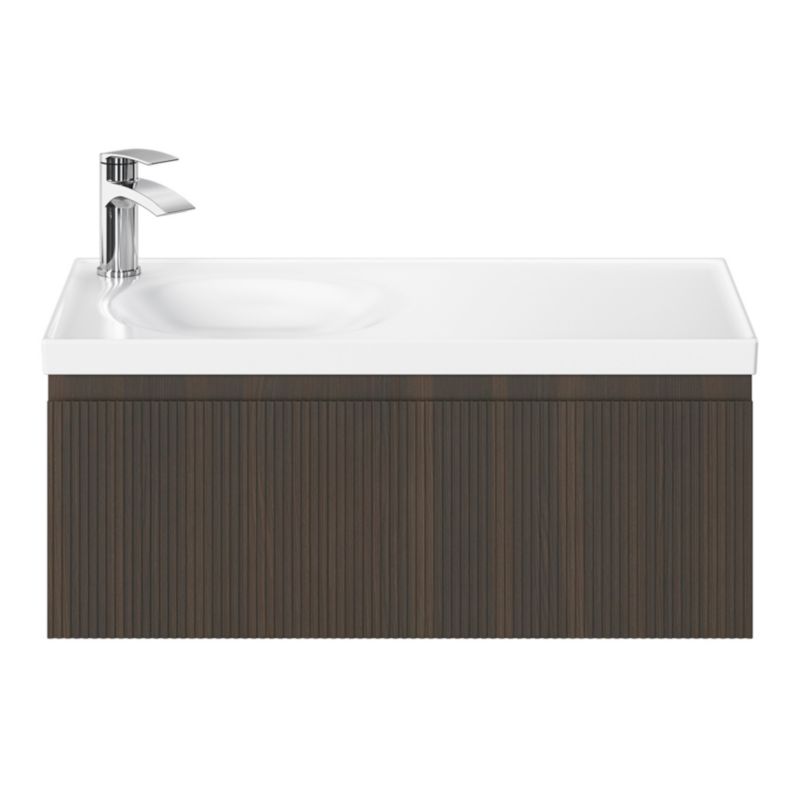 GoodHome Kentia møbelvask 80 cm hvid