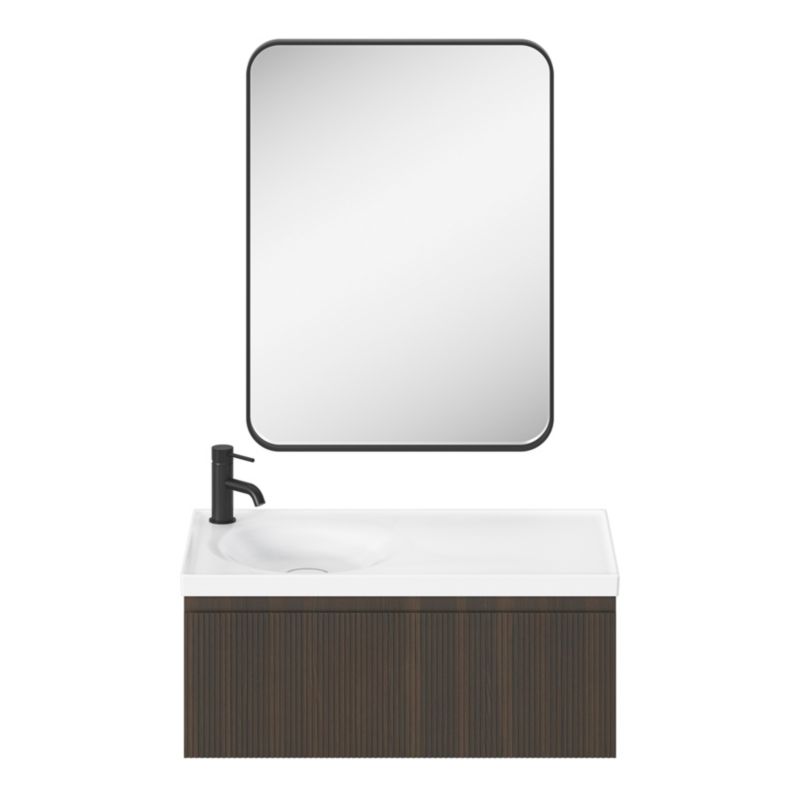 GoodHome Kentia møbelvask 80 cm hvid