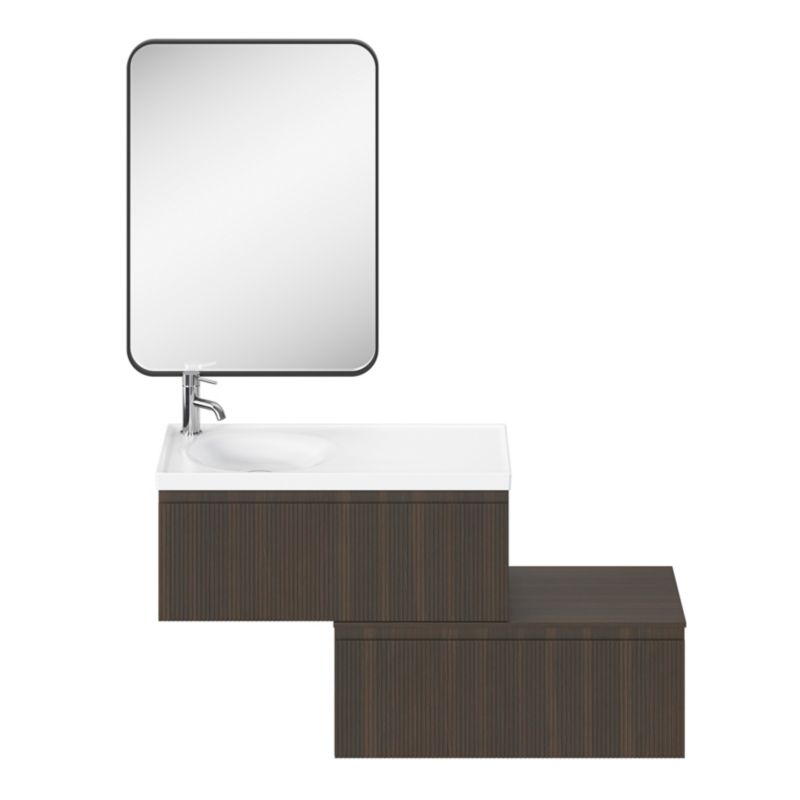 GoodHome Kentia møbelvask 80 cm hvid
